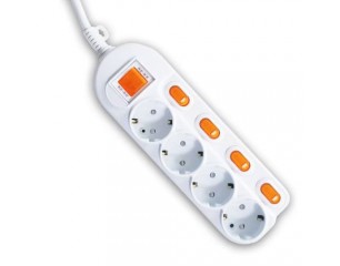 멀티탭 4구(개별접지/3M)