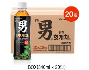 [광동]힘찬하루 헛개차 340ml (박스)