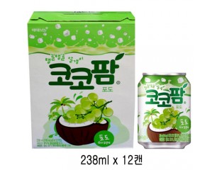 [해태]코코팜 포도 캔 (곽)