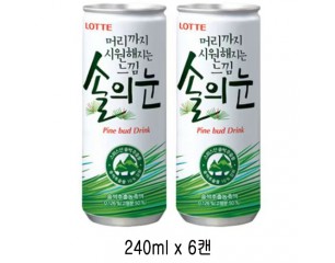 솔의눈 캔(6입)