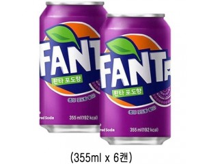 환타 포도향 뚱캔(6입)