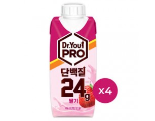 [닥터유]프로 드링크 단백질 딸기(4입/팩)