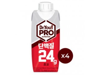 [닥터유]프로 드링크 단백질 초코 (4입/팩)