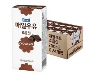[매일]멸균우유 초콜릿 200ml (박스)