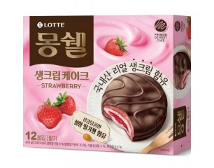 [롯데]몽쉘 크림케이크 딸기