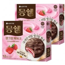 [롯데]몽쉘 크림케이크 딸기 (1+1)