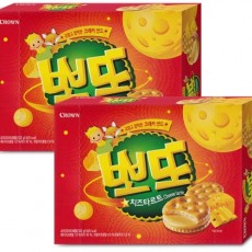 [크라운]뽀또 치즈타르트(대) 2개(1+1)