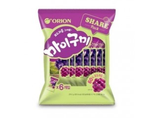 [오리온]마이구미 포도 (6팩)