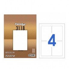 [폼텍]물류관리용 라벨 LS-3118(4칸/100매)