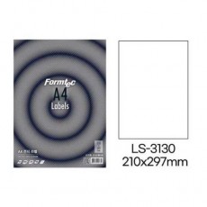 [폼텍] A4 전지 라벨 LS-3130(1칸/100매)