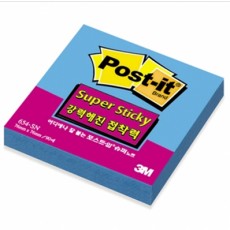 포스트-잇 강한점착용 SSN654 (바다)