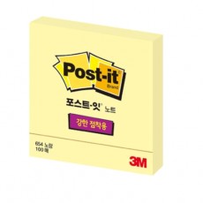포스트-잇 강한점착용 SSN654 (노랑)