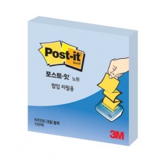 포스트-잇 팝업리필용 KR330 (블루)