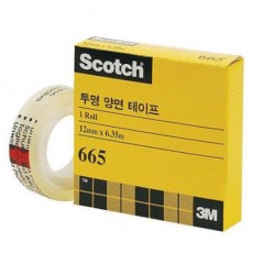 스카치투명양면테이프(리필/12*6.35)