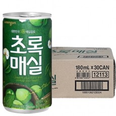 [웅진]초록매실 캔 (박스)