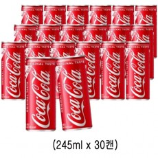 코카콜라캔 245ml (박스)