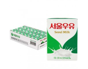 [서울우유]멸균우유 흰우유 200ml 박스(24입)