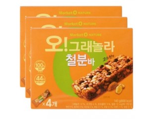 [마켓오]오 그래놀라바 철분바 4P*3개 (행사)