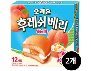 [오리온]후레쉬베리 복숭아 2개 (1+1)