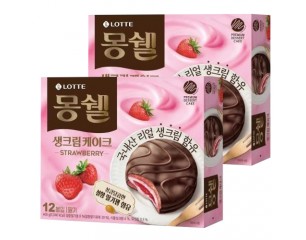 [롯데]몽쉘 크림케이크 딸기 (1+1)