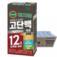 [베지밀]고단백 두유 검은콩(24팩) BOX