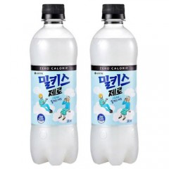 밀키스 제로 500ml 2개