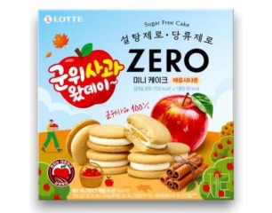 [롯데]제로 미니케이크  군위사과 애플시나몬