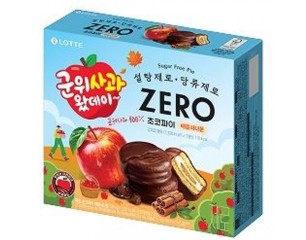 [롯데]제로 초코파이 군위사과 애플시나몬